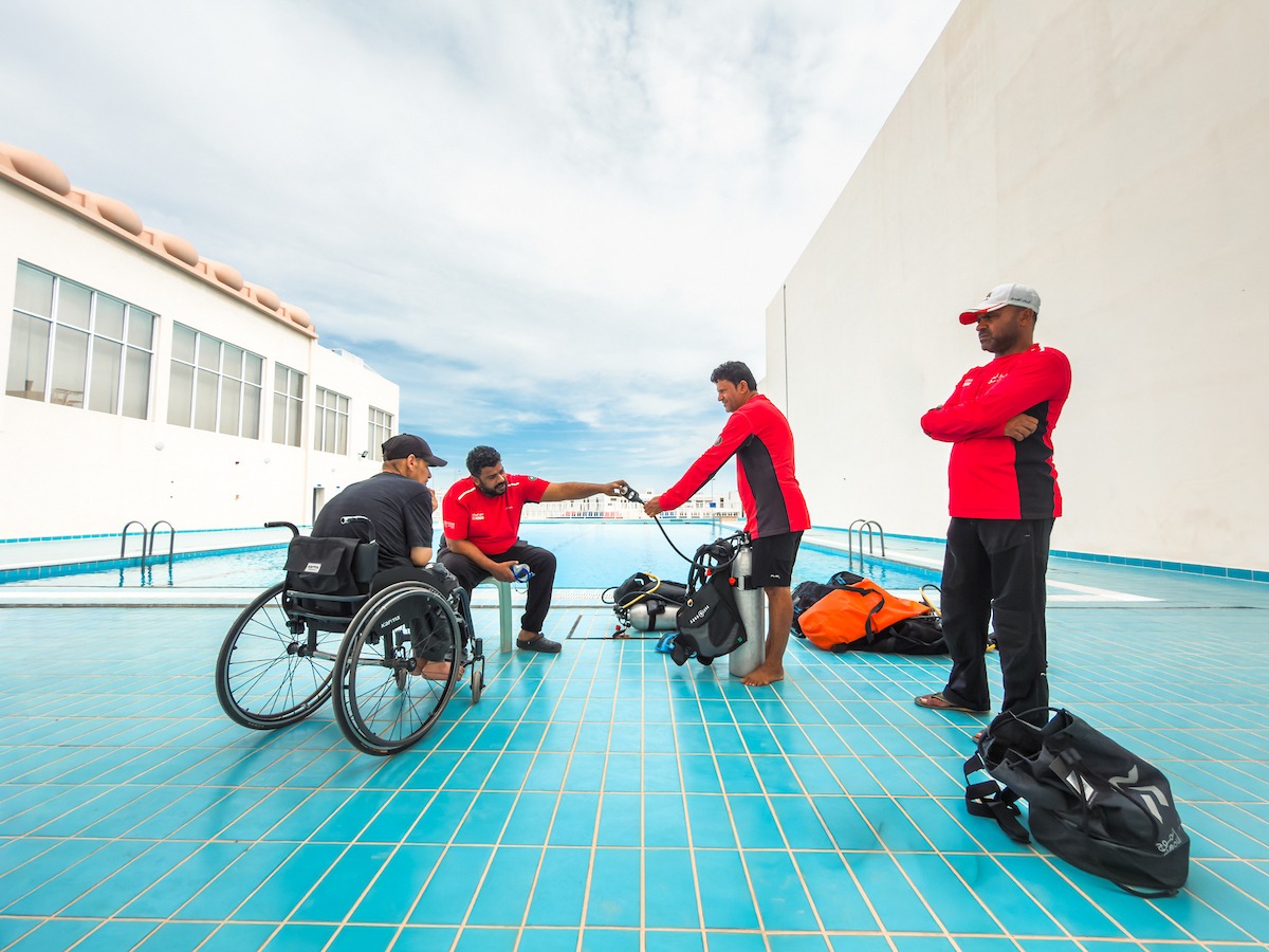 Oman Sail and Asyad Shipping reaffirm commitment to people with disabilities through relaunched Diveability Programme