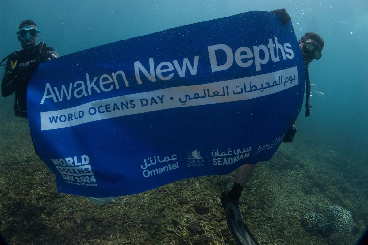 Oman Sail and Omantel mark World Ocean Day 2024 with underwater clean-up at Dimaniyat Islands Nature Reserve reefs