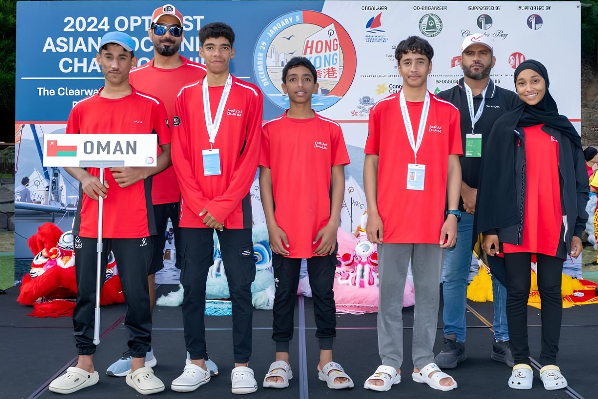 Oman Sail’s Optimist squad secures top-10 finish at Asian & Oceanian Championship